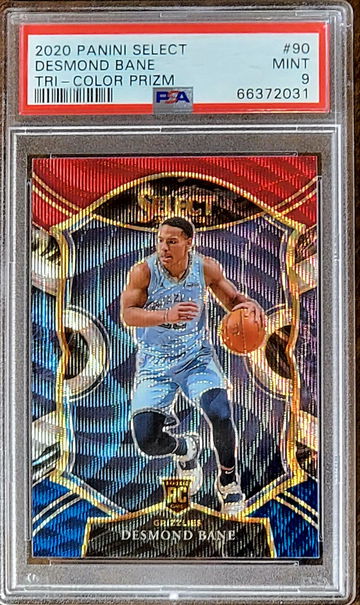 2020 SP DESMOND BANE Panini Select TRI-COLOR Prizm PSA 9 POP 1 😱 Rookie #90 