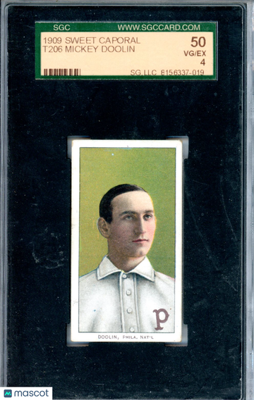 1909 Sweet Caporal (T206) Mickey Doolin SGC 4
