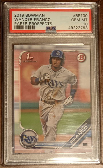 2019 Bowman Wander Franco 1st Bowman PSA 10