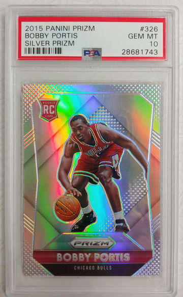 2015 Prizm Bobby Portis silver PSA 10