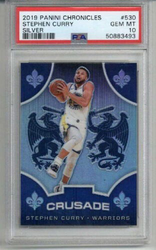 2019 PANINI CHRONICLES SILVER #530 STEPHEN CURRY WARRIORS PSA 10 LOW POP RARE