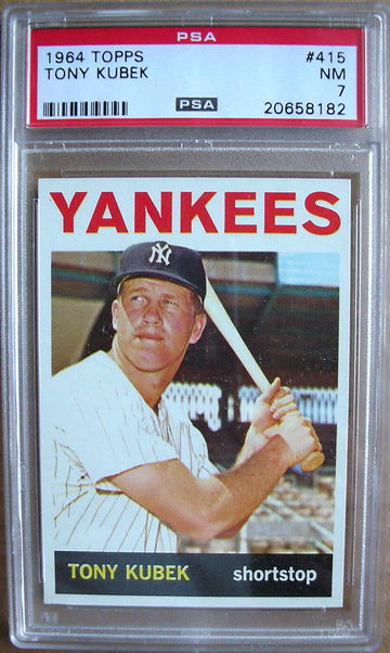 Tony Kubek 1964 Topps #415 PSA 7