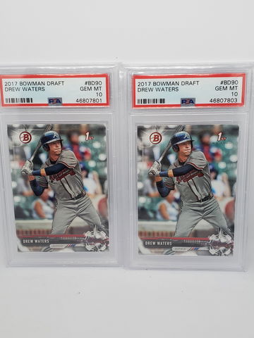 Drew Waters PSA 10 X 2