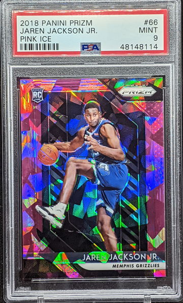 2018-19 Prizm Jaren Jackson Jr. RC Pink Ice PSA 9