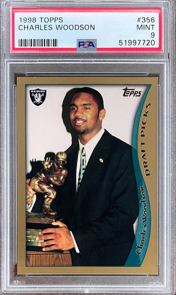 1998 Topps #356 Charles Woodson PSA 9 RC