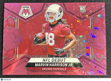 2024 Panini Mosaic Marvin Harrison Jr. #283 No Huddle Pink /20 RC