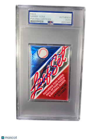 1990 Sammy Sosa PSA A Auto A