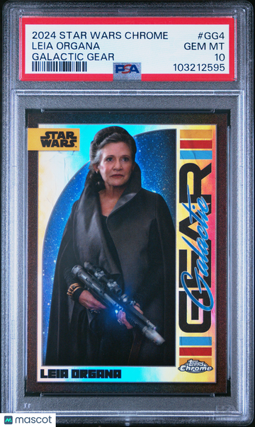2024 2024 2024 Topps Chrome Star Wars Galactic Gear 2024 Topps Chrome Star Wars Galactic Gear Leia Organa #GG4 GG4 PSA 1