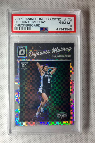 2016 Optic Checkerboard Dejounte Murray PSA 10 Gem Mint 