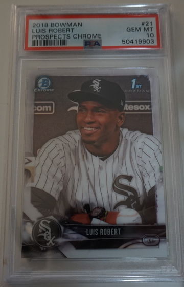 2018 Bowman Luis Robert 1st Bowman (PSA 10)
