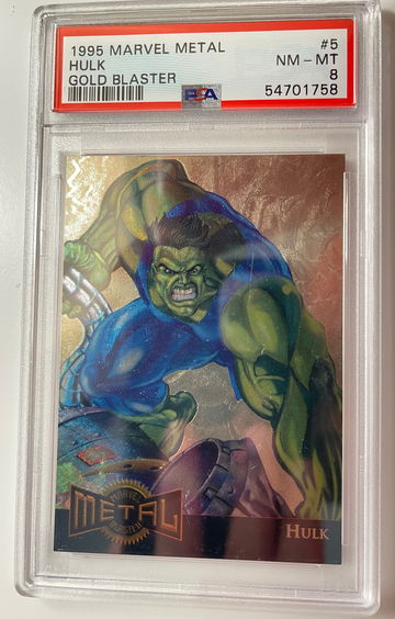 Marvel Metal Hulk gold blaster 