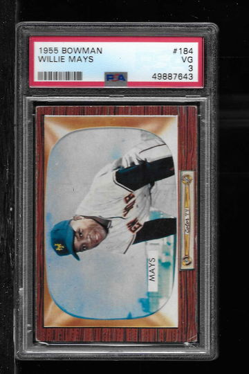 1955 BOWMAN WILLIE MAYS PSA 3