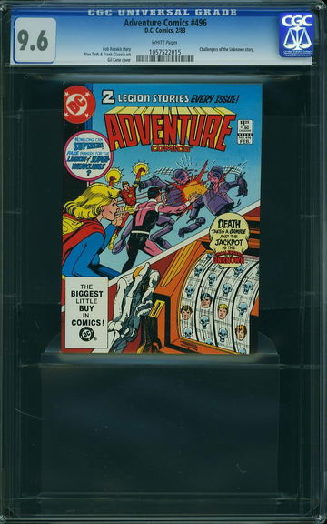 ADVENTURE COMICS #496, CGC 9.6 NM+