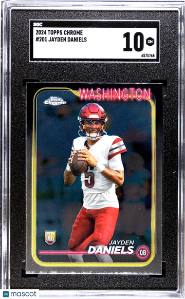 2024 Topps Chrome Jayden Daniels #201 SGC 10