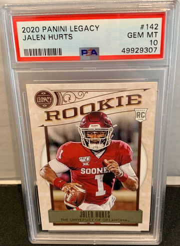 Jalen Hurts 2020 Legacy Football PSA 10 GEM MT