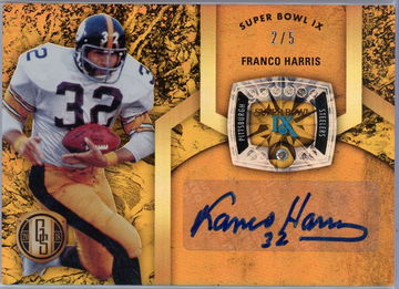 2018 Panini Gold Standard Super Bowl Diamond Sigs Franco Harris #SBD-14 Auto /5