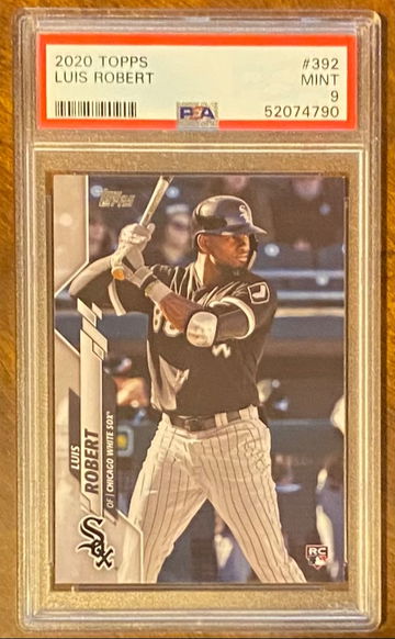 2020 Topps Luis Robert #392 Mint PSA 9 Chicago White Sox