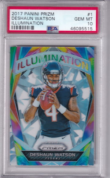 Deshaun Watson 2017 Panini Prizm Illumination #1 PSA 10