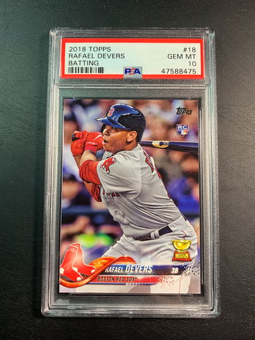 Rafael Devers 2018 Topps Rookie PSA 10.