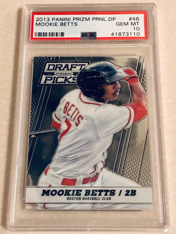 Mookie Betts Prizm Draft Picks Rookie PSA10 (HK)