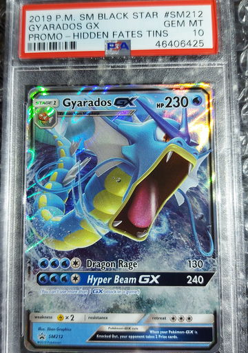 Gyarados SM212 Promo Hidden Fates PSA 10 Gem Mint