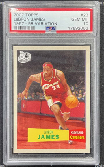2007 Lebron James Topps ‘57 Variation #23 PSA 10