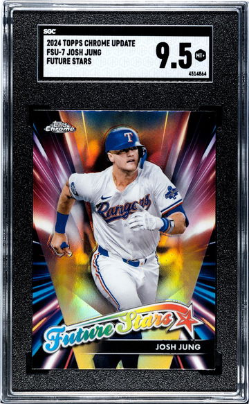2024 Topps Chrome Update #FSU-7 Josh Jung Future Stars SGC 9.5