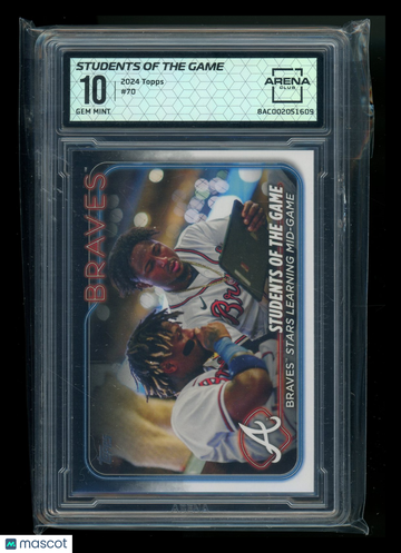 2024 Topps Acuna Jr Albies #70 Students of the Game Arena Club 10