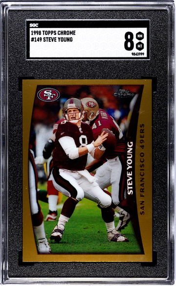 1998 Topps Chrome #149 Steve Young SGC 8