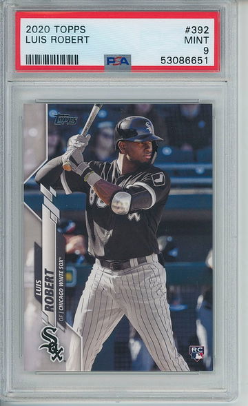 2020 Topps Luis Robert PSA 9 Mint
