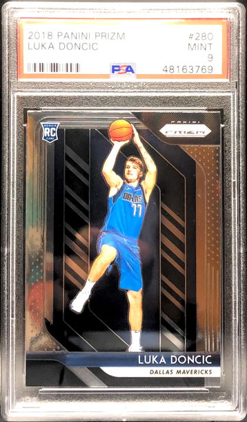 2018 Prizm Luka Doncic 280 PSA 9