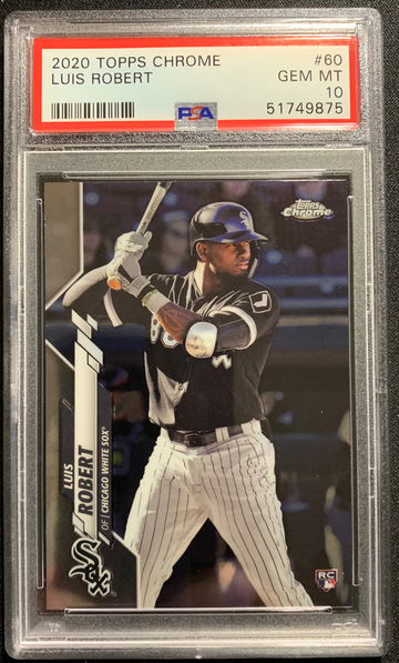 2020 Topps Chrome Luis Robert #60 PSA 10