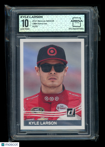 2017 Donruss NASCAR Kyle Larson #159 Arena Club 10