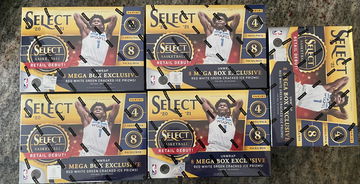 5x Select Basketball Mega Box