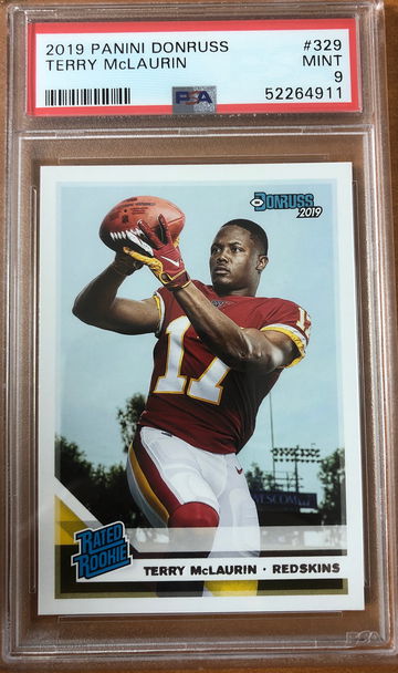 2019 Donruss Terry McLaurin PSA 9