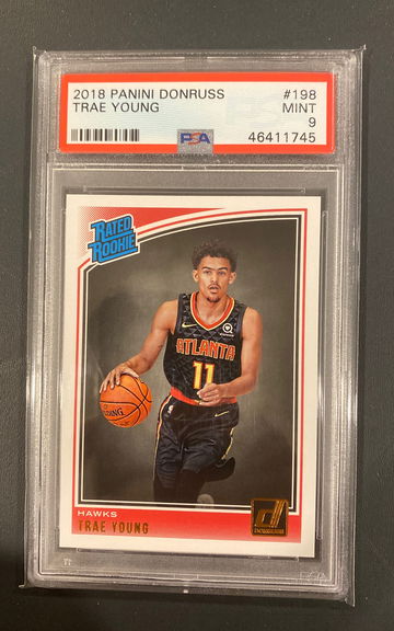Trae Young Donruss PSA 