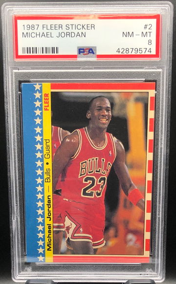 Michael Jordan - Fleer Sticker