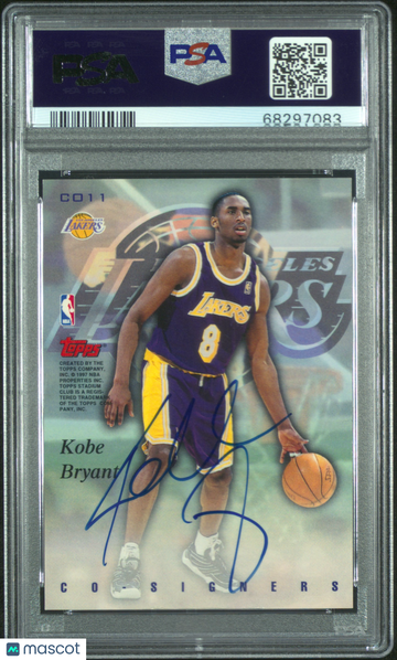 1997 Stadium Club Co-Signers K. Bryant J. Smith #CO11 co-signers PSA A Auto A