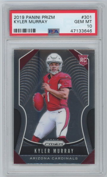 2019 Panini Prizm Kyler Murray Rookie PSA 10