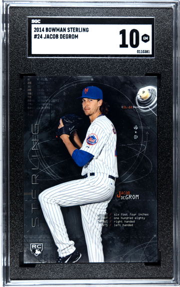 2014 Bowman Sterling Jacob Degrom Rookie SGC 10