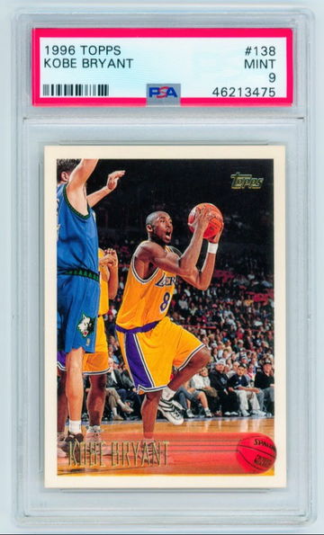 1996 Topps Kobe Bryant PSA 9