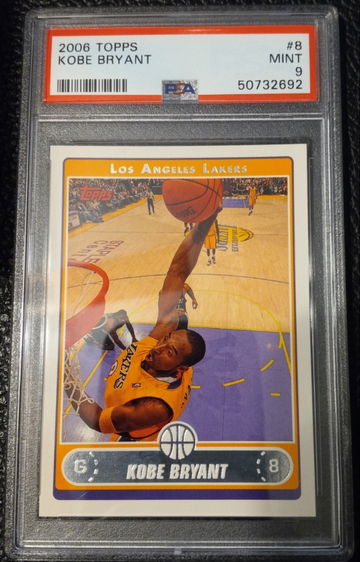 Kobe Bryant 2006-07 Topps #8. PSA 9. Los Angeles Lakers
