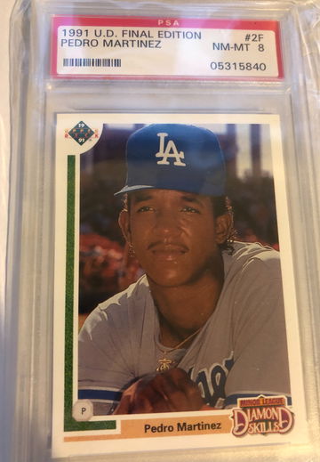1991 Upper Deck Final Edition Pedro Martinez RC PSA 8