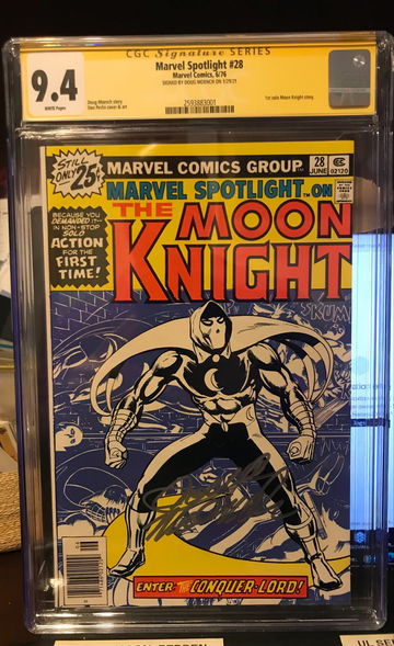 Marvel Spotlight 28 signed by Doug Monech