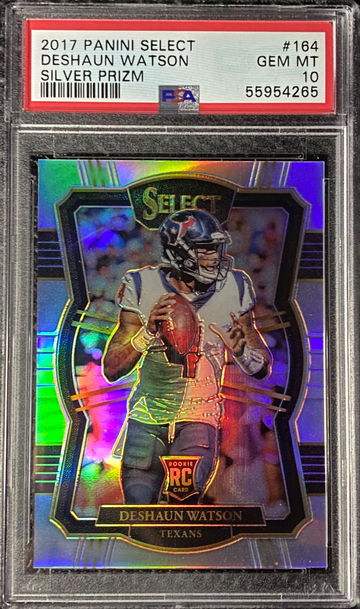 Deshaun Watson 2017 Select Silver Prizm RC Premier Level #164