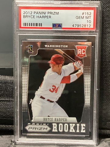 2012 Panini Prizm BRYCE HARPER Rookie Card #152 PSA 10 