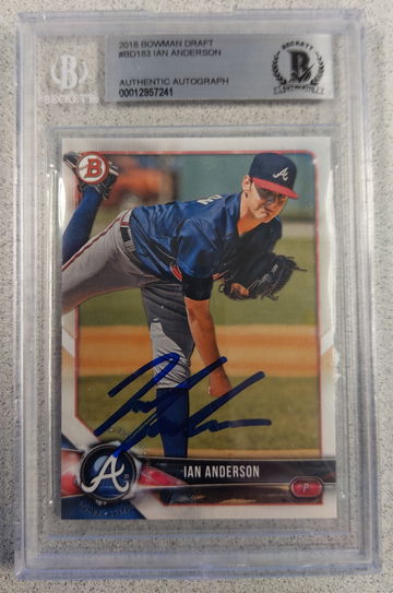2018 Ian Anderson Bowman Draft autographed RC