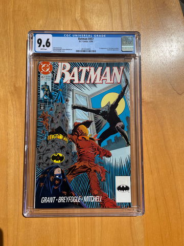 Batman #457 CGC 9.6 White. 1st appearance of Tim Drake as Robin