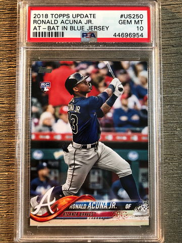 2018 Topps Update Ronald Acuna Jr Rookie PSA 10