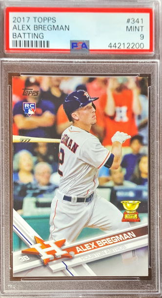2017 Topps 341 Alex Bregman PSA 9